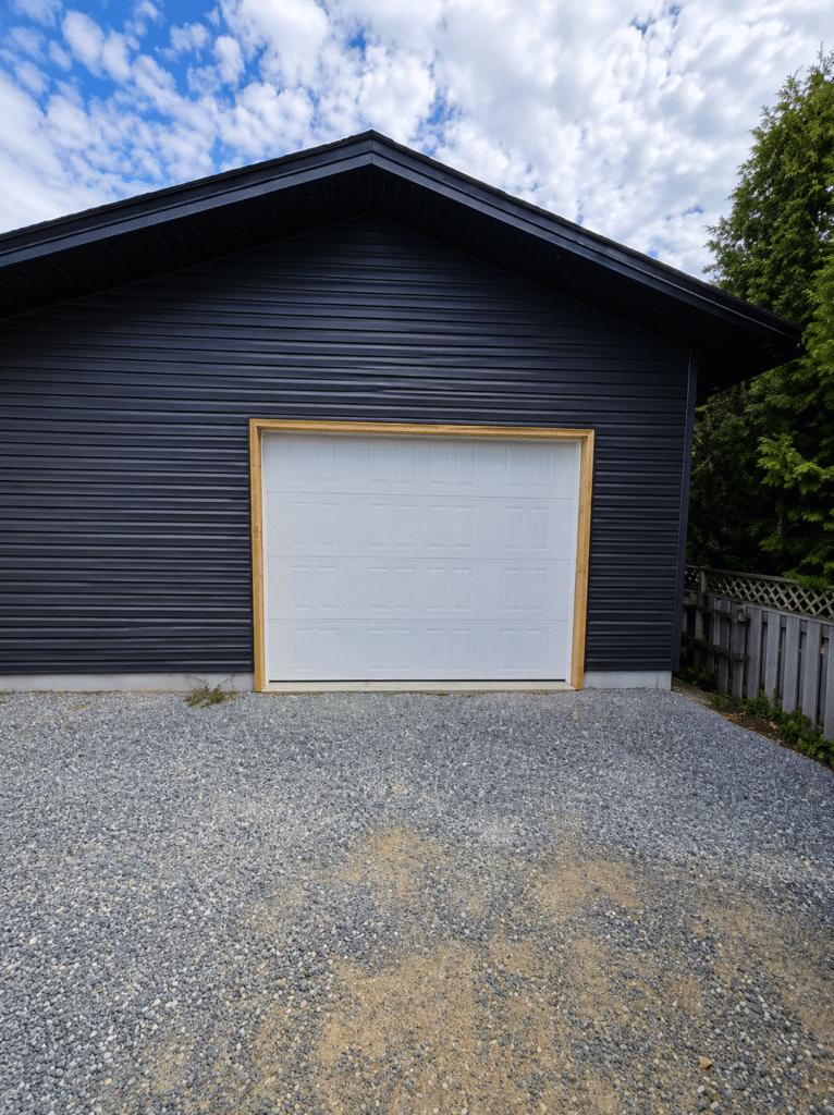 Residential garage door